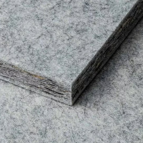 AKUSTIKPANEEL WHISPERWOOL Silbergrau meliert ca. 12 mm / 900 x 900 mm